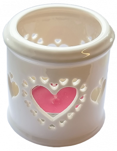 Porcelain tealight holder